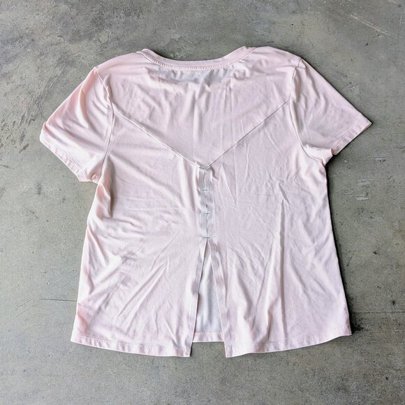 Cotopaxi Women's Cala Active T-Shirt Short Sleeve Split Back pale ppink large - Picture 6 of 6